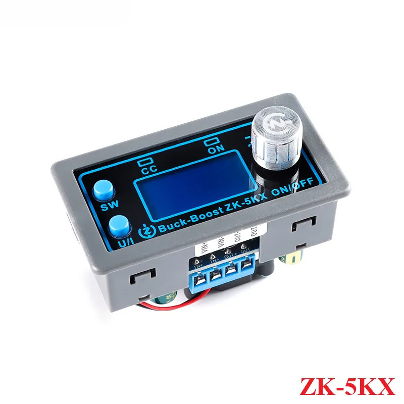 ZK-5KX DC DC Buck Boost Converter CC CV 0.6-36V 5A 5V 6V 12V 24V 80W Mô-đun nguồn có thể điều chỉnh 