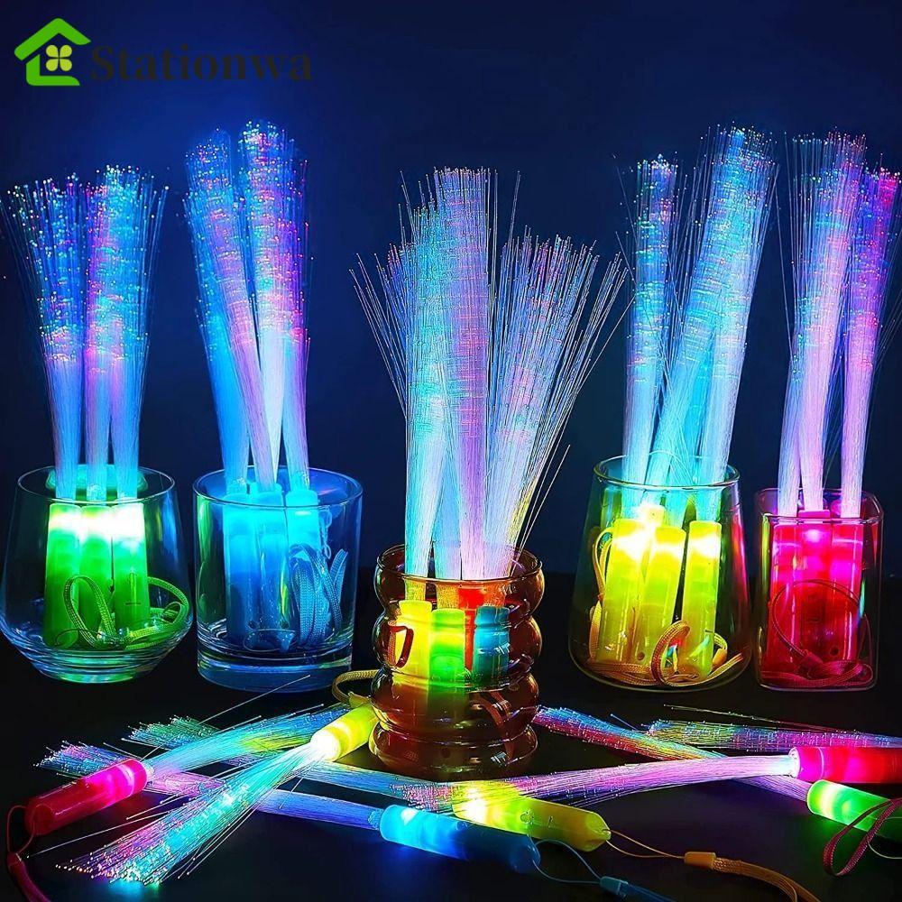 STATIONWA Đèn LED Dính Đèn Chiếu Sáng Mới Lạ Dạ Quang Gậy Led Nhấp Nháy Đồ Chơi Phát Sáng Đèn Ngủ Câ