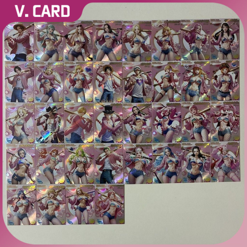 Yuanhang 4 Bomb One Piece SR Một Bộ 36 Thẻ Một Mảnh Thẻ Thẻ Một Mảnh Thẻ Bộ Sưu Tập Thẻ Một Mảnh