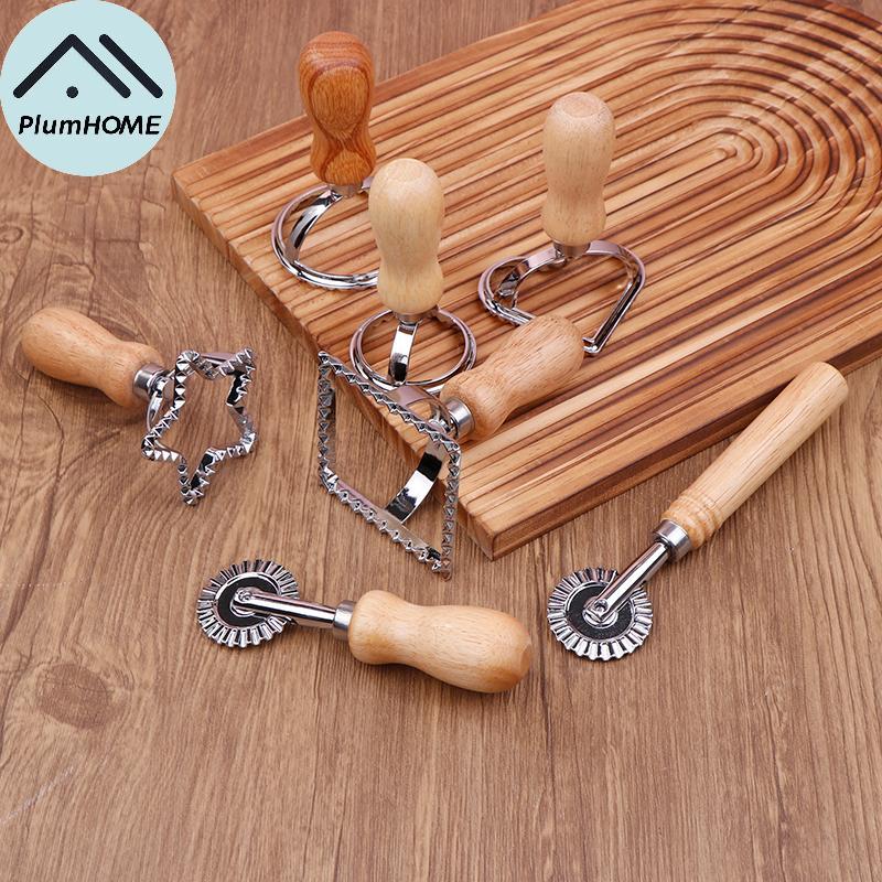 PlumHOME Ravioli Cắt Bánh Ngọt Khuôn Báo Chí Bánh Bao Ren Dập Nổi Ravioli Máy Làm Khuôn Ravioli Tem 