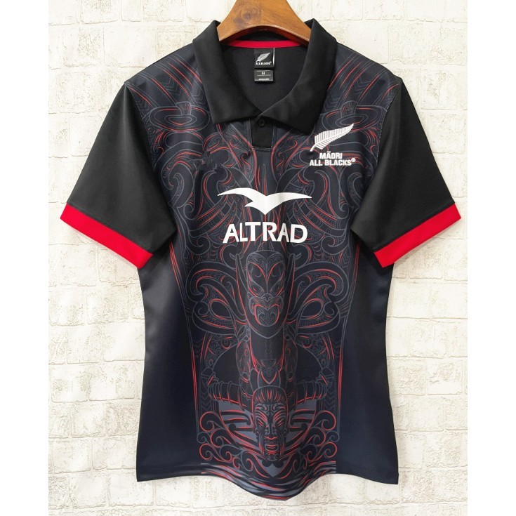 Phong cách mới nhất 2026 Áo bóng bầu dục Maori 100 năm Phiên bản kỷ niệm Tất cả người da đen Maori Á