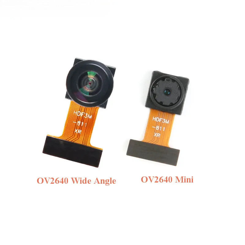 Mô-đun máy ảnh OV2640 Cảm biến hình ảnh CMOS 1 / 4 Giao diện SCCB JPEG với ống kính góc rộng 140 độ 