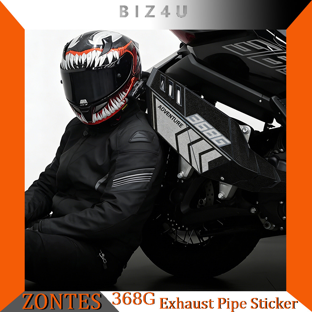 Miếng Dán Chịu Nhiệt Mờ Dày Cho Zontes 368G Ống Xả Xe Máy 2024 2026 Mẫu Zontes 368G Phụ Kiện Tùy Chỉ