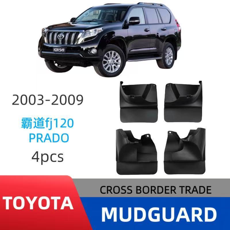 Xe Chắn Bùn Toyota Land Cruiser Prado FJ120 2003-2009 Bánh Xe Ô Tô Chắn Bùn Prado 2700 MUD FLAPS