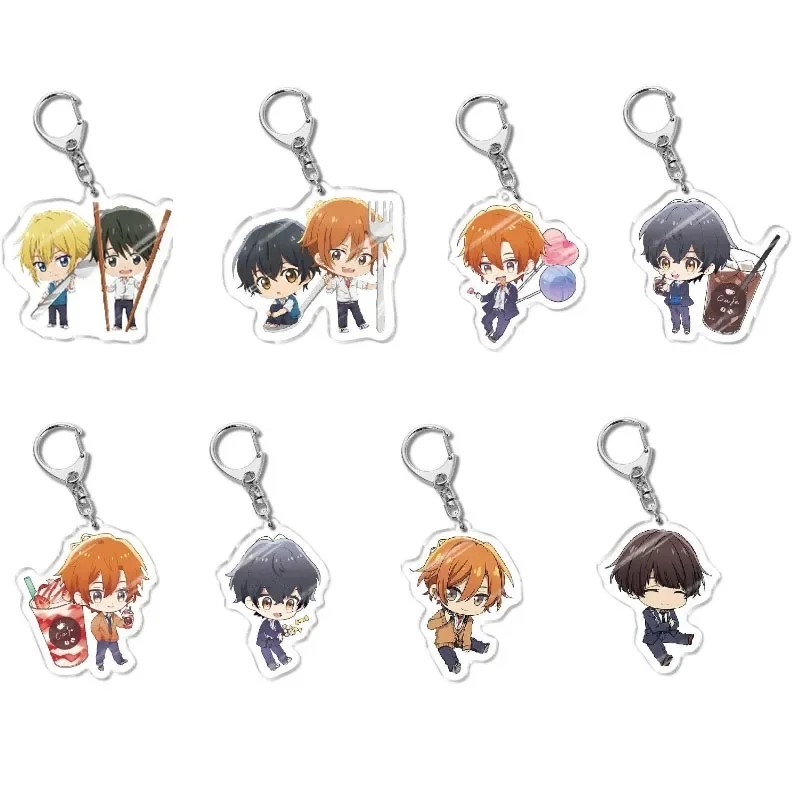 Móc khóa Sasaki và Miyano Anime BL mica Acrylic in hình Sasaki Miyano Hirano cực dễ thương trang trí