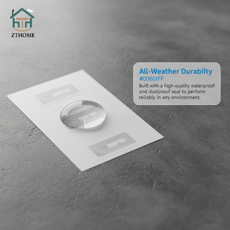 [ZTHOME] 100 Chiếc NFC Chip Ntag213 Stier Wet Inlay 2 * 1cm 13,56 MHz RFID NTAG213 Nhãn Tag Boutique