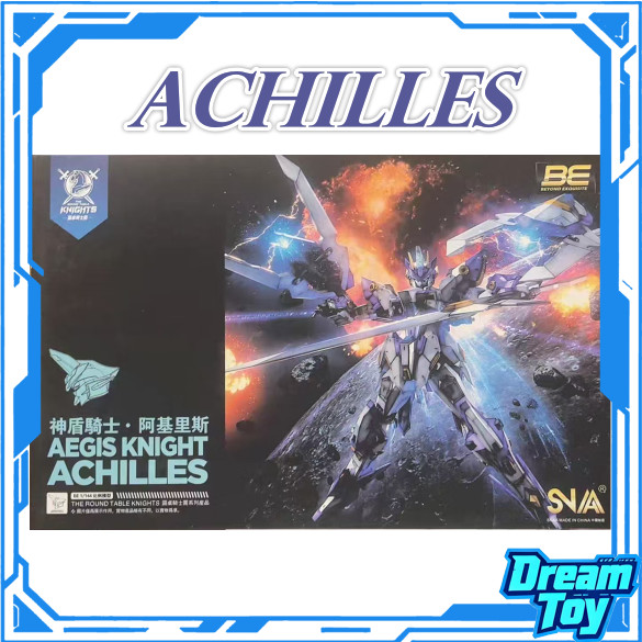 SNAA Achilles 1 / 144 Aegis Knight Achilles, Bộ mô hình Mecha có thể tùy chỉnh của hiệp sĩ bàn tròn,