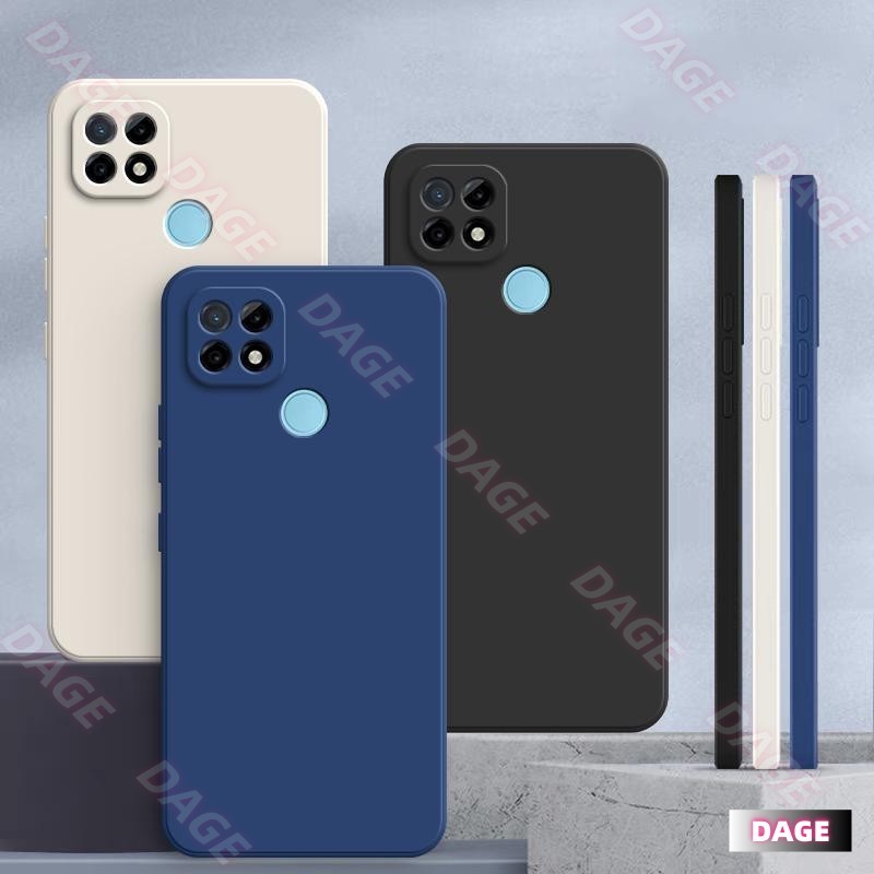 Ốp Lưng Cho Realme C21Y C25Y, Màu Trơn Realme C21Y C25Y, Vỏ Bảo Vệ Silicon Chống Rơi Màu Trơn Đơn Gi