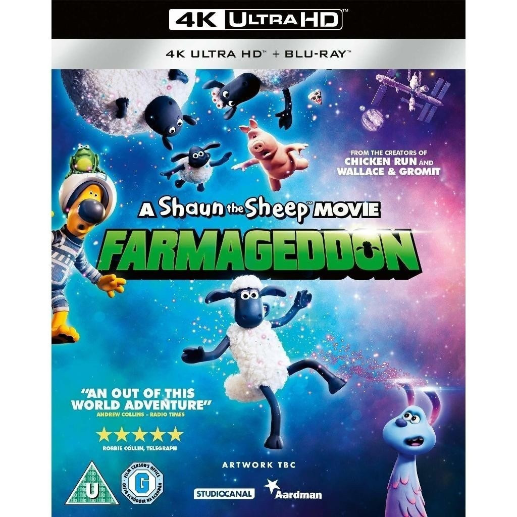 [Tiếng Anh] Blu-ray HD Movie 4K UHD 1080PsA Shaun the Sheep Movie: Farmageddon