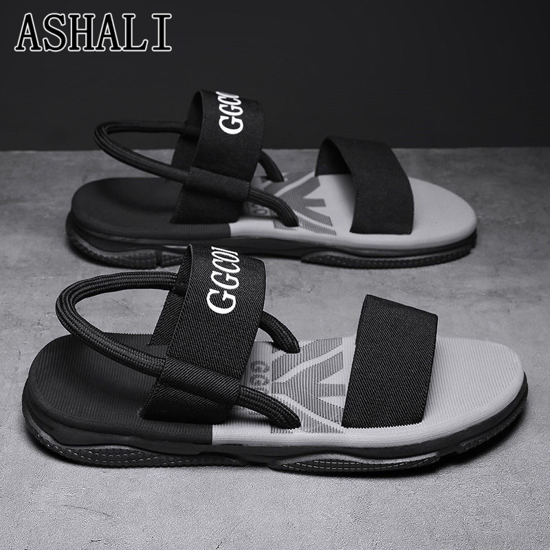 ASHALI Dép Xỏ Ngón Đế Mềm Chống Trượt Thời Trang Mùa Hè Cho Nam