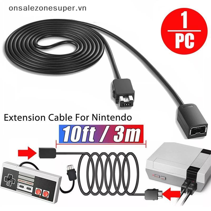 Ons Dây mở rộng trò chơi cáp mở rộng 3M cho bộ điều khiển Mini cổ điển Nintendo SNES cho bộ điều khi