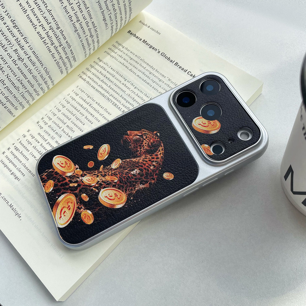 Leopard Rich Original Cảm giác cao cấp Get Rich Old Money Style Phone Case Thích hợp cho Apple 17pro