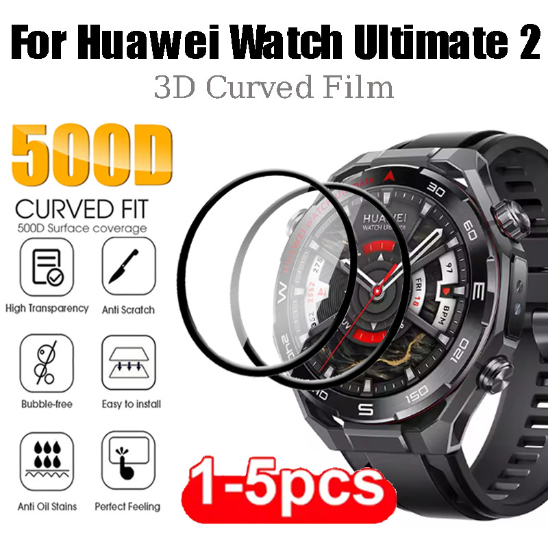 Miếng dán bảo vệ màn hình cong 3D cho Huawei Watch Ultimate 2 Phim bảo vệ chống trầy xước Phim đồng 