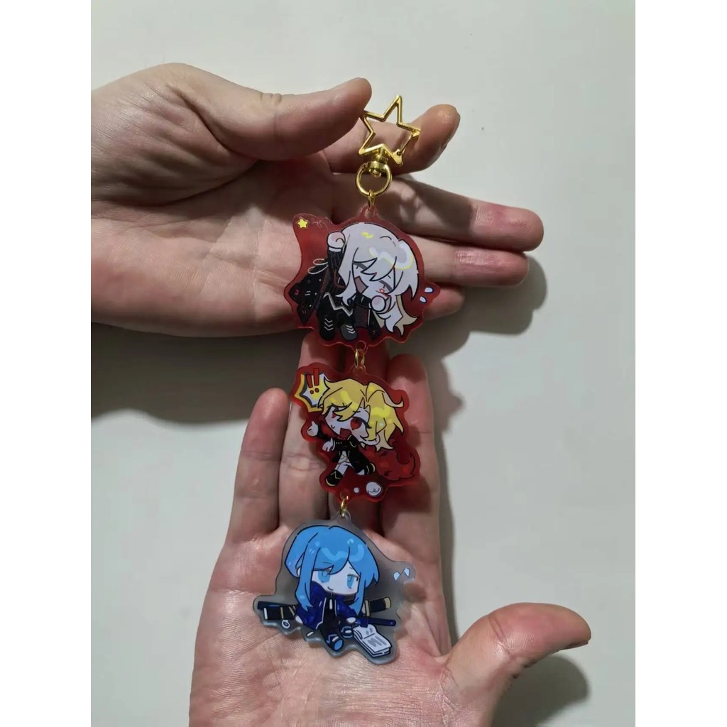 Móc khóa Limbus Company Sancho Don Quixote Bari mica acrylic trang trí balo túi xách làm quà tặng fa