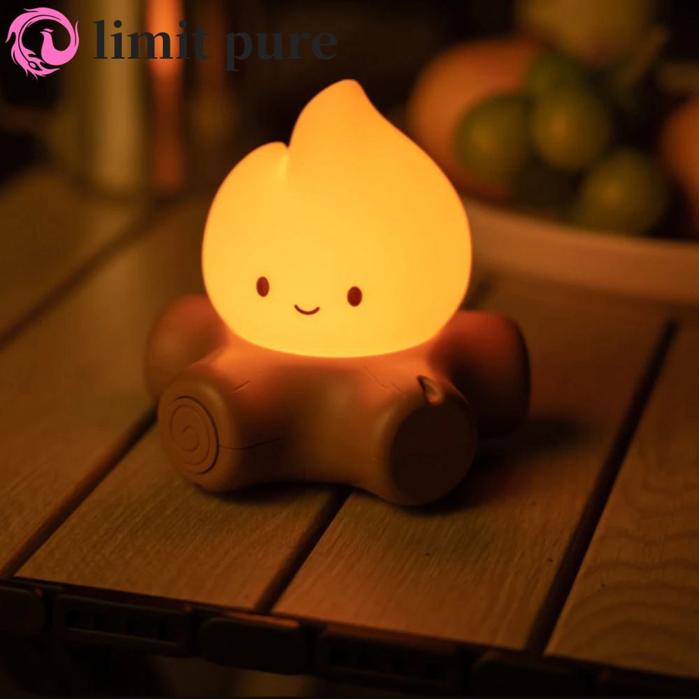 LIMIT PURE White Noise Night Light Có thể điều chỉnh độ sáng Sạc USB Silicone mềm