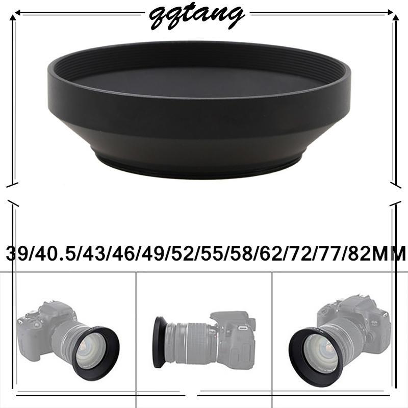 QQ * 39mm 40 5mm 43 46 49 52 55 58 62 72mm Hợp kim nhôm Kim loại ống kính góc rộng Hood