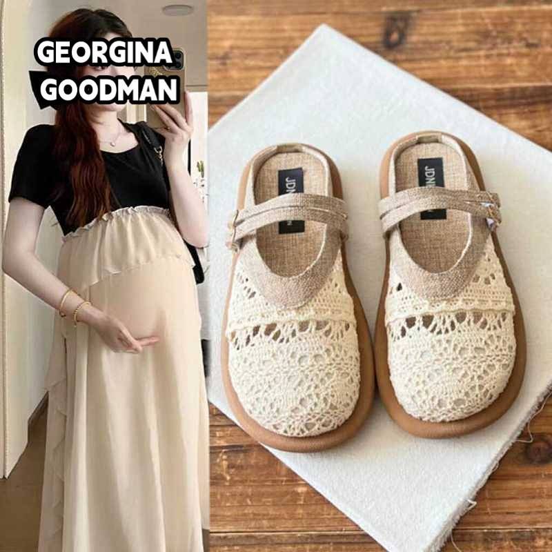 Summer Outdoor Closed Toe Sandals Women's Non-Slip Sandals Edema Shoes JPHo