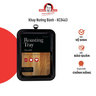 Khay nướng bánh chống dính 42x31x5cm uncle bills kc0463