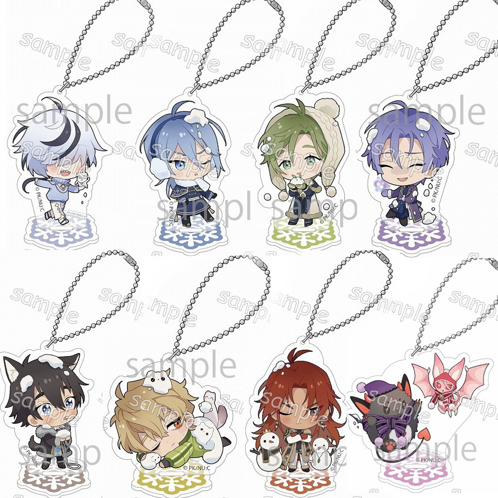 Anime Nu: Carnival Keychain Olivine Quincy Blade Cartoon Q Version Acrylic Stand Desktop Accessories