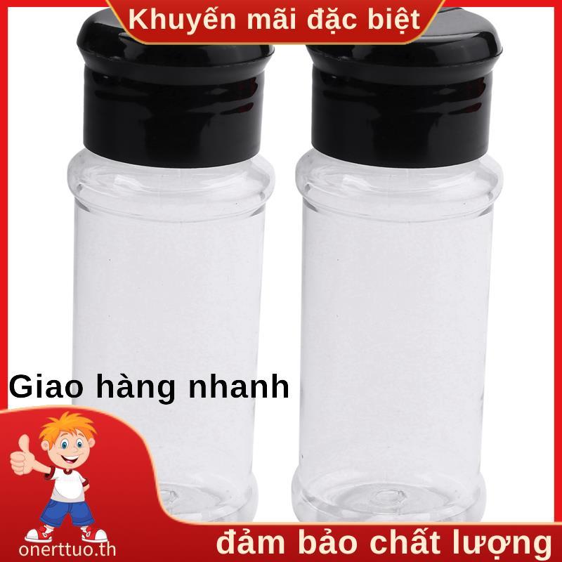 40 Cái 100Ml Gia Vị Muối Tiêu Bình Lắc Gia Vị Màu Đen Lọ Tiêu Chai Thịt Nướng Gia Vị Dụng Cụ Nhà Bếp