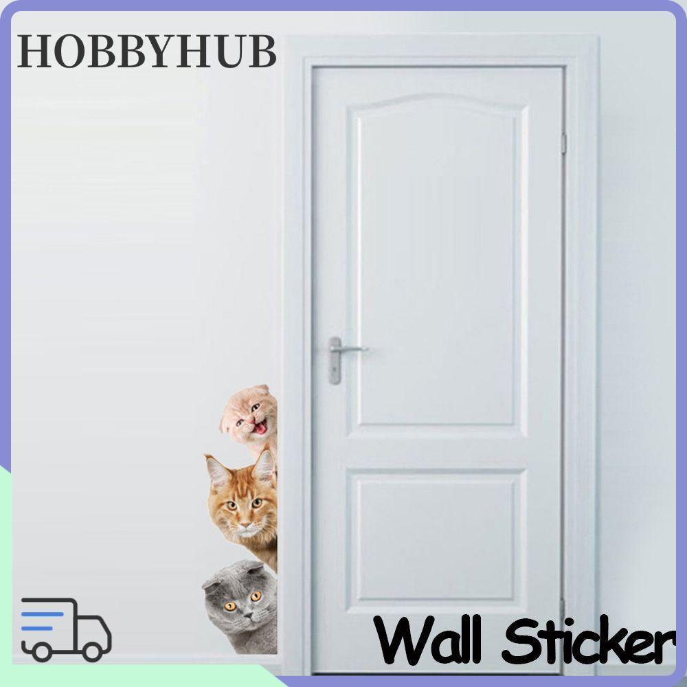 HOBBYHUB 1 CÁI Decal Vinyl Dog Door Decor Giấy dán tường nghệ thuật