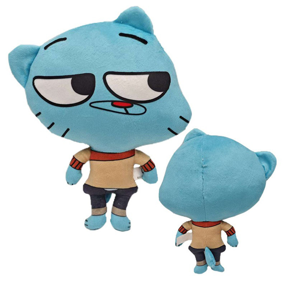 The Amazing World of Gumball Plushie Darwin Anime Soft Stuffed Toy Huggable Pillow Plush Doll Toys
﻿
