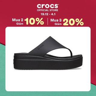  Dép Xỏ Ngón Nữ Crocs Brooklyn - Black 