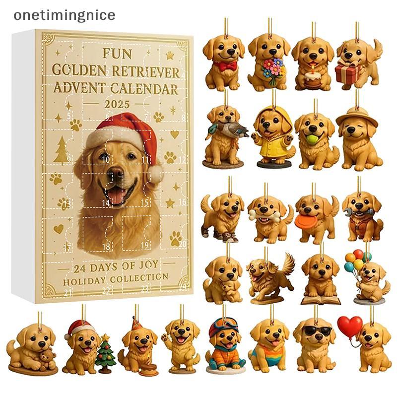 Onetimingnice Vui Vẻ Golden Retriever Lịch Mùa Vọng 2025, Lịch Mùa Vọng Pug 2025, Lịch Giáng Sinh Vớ