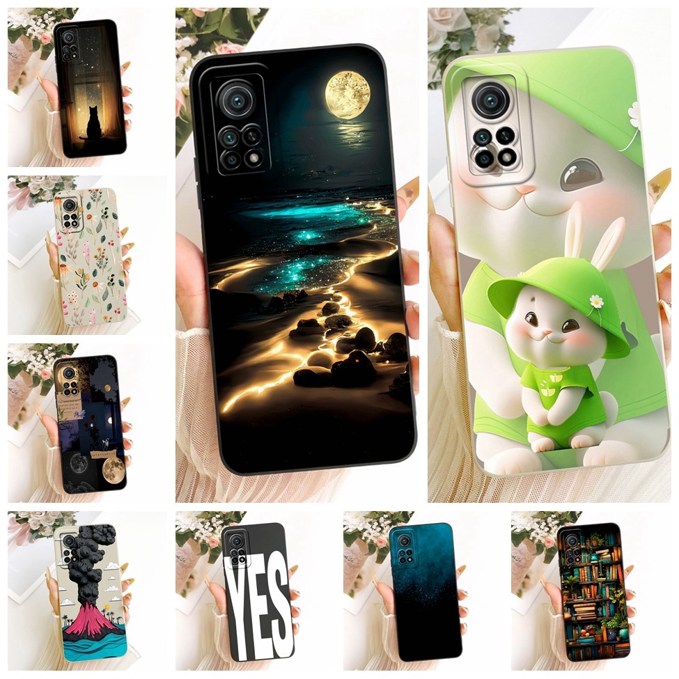 Dành Cho Xiaomi 10T Pro 5G Ốp Lưng Silicon Thời Trang Sang Trọng Mát Kawaii Vỏ Sơn Dễ Thương M2007J3