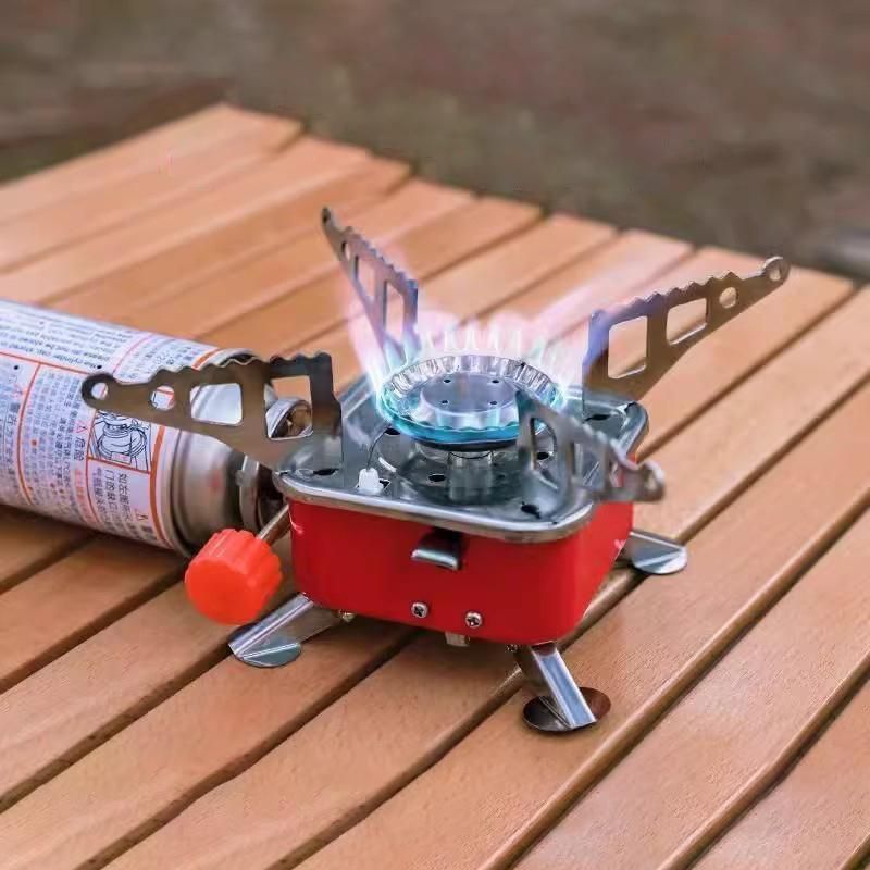 Bếp ga gấp gọn mini dã ngoại gấp gọn đa năng tiện lợi- TR393 ,có van điều chỉnh ga cao cấp .