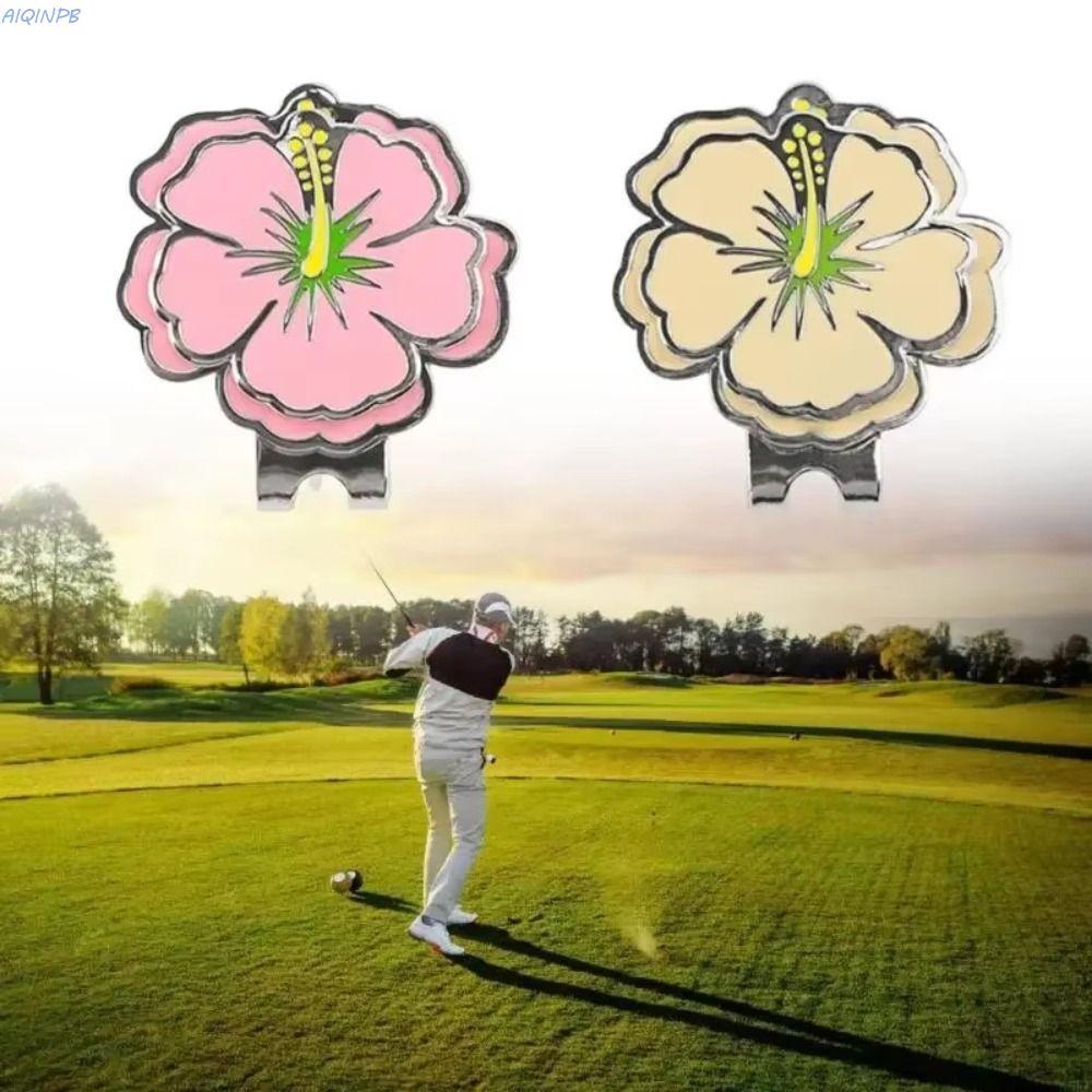 AIQINPB Golf Cap Clip, Từ Tính Bền Kim Loại Bóng Golf Mark, Thể Thao Cap Vị Trí Bóng Trang Trí Hai P