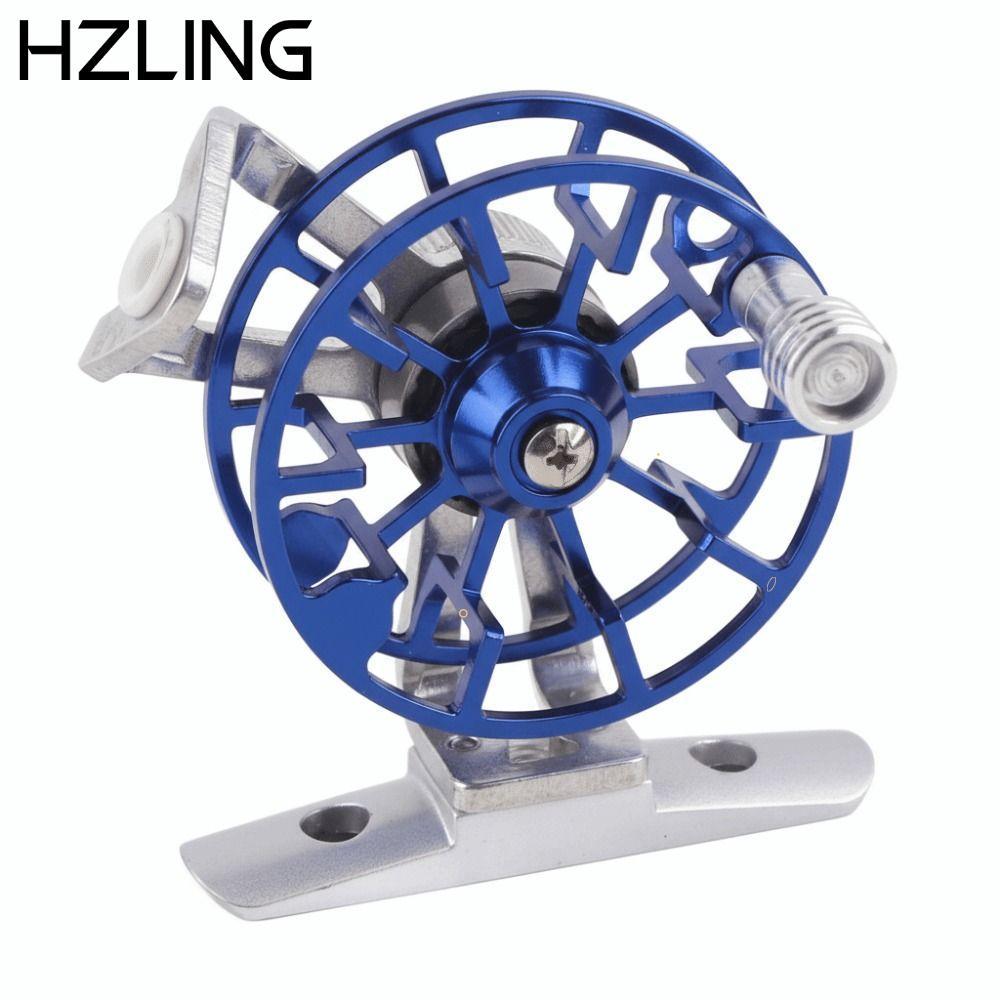 Bánh xe và máy câu ruồi HZLING FD50, hợp kim nhôm siêu nhẹ, phù hợp câu cá mùa đông
