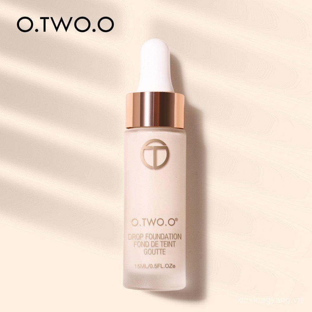 O.TWO.O Light Flawless Liquid Foundation Dưỡng ẩm BB Cream Light Trang điểm mờ Mỹ phẩm chống mồ hôi