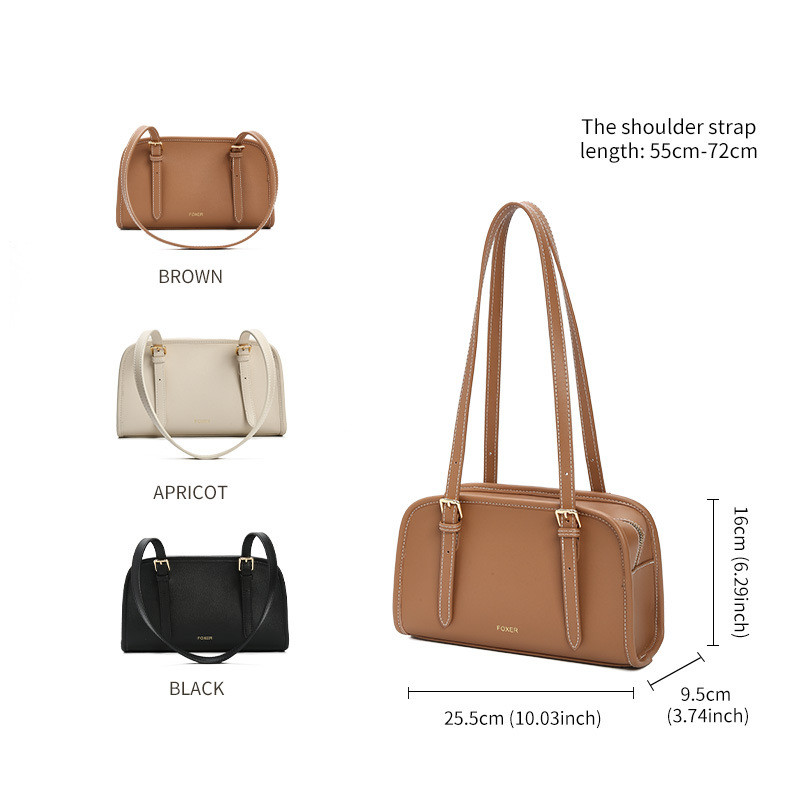 Túi MOSSDOOM Renee: Túi đeo vai Boston bằng da PU sành điệu và sành điệu