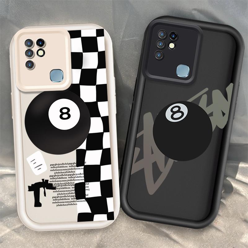 Ốp Lưng Cho Infinix HOT 9Play HOT 10Play HOT 11Play Hoạt Hình Dễ Thương Silicon Bida Vỏ Chống Sốc