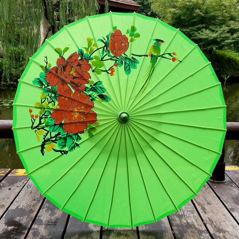 Jialu 28 Xương Dầu Giấy Ô Sườn Xám - Trang Phục Múa Cổ Điển Mùa Đông