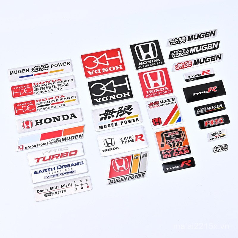 Thích hợp cho Honda Civic CRV Unlimited MUGEN Xe Sticker TYPER FK8 FL5 Nội Thất Thân Xe Sửa Đổi Miến