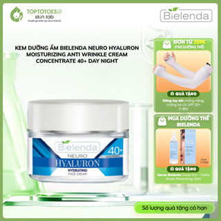   HÀNG NHẬP KHẨU  Kem dưỡng Bielenda Neuro Hyaluron Moisturizing Anti Wrinkle 40+ Day Night dưỡng ẩm và trẻ hóa da 