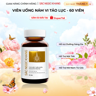  Viên uống đẹp da - cải thiện lão hóa - nám sạm tàn nhan Sắc Ngọc Khang Vi Tảo Lục  Hộp 60 Viên  