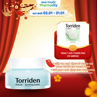  Torriden DIVE IN Soothing Kem dưỡng da giúp dưỡng ẩm làm dịu da 100ml 
