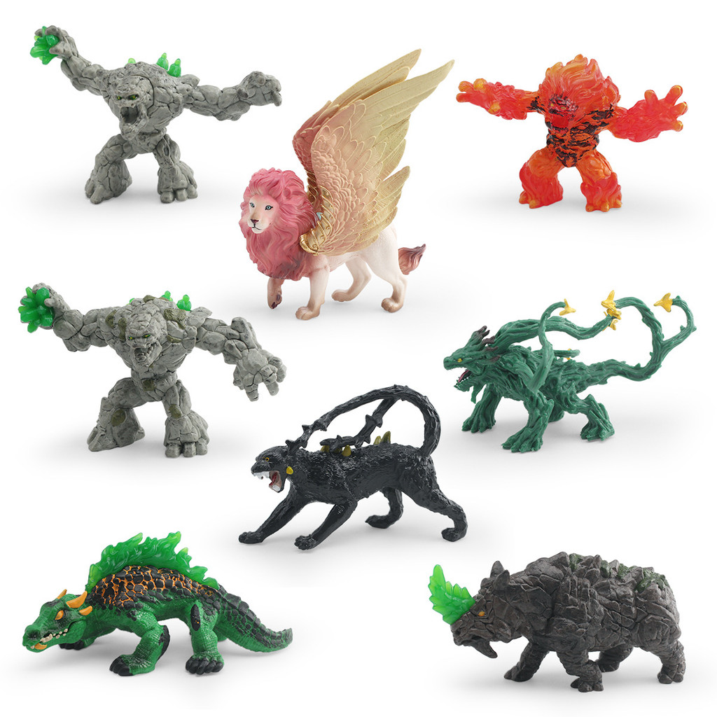 Thời gian có hạn Bán chạy Mô phỏng Thần thoại Mô hình quái vật Lava Monster Stone Monster Rhino Mons