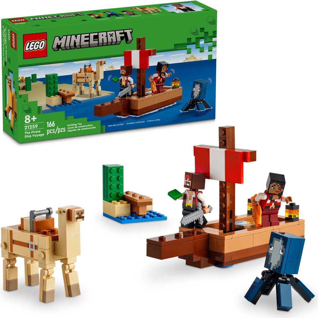 21259 LEGO Minecraft The Pirate Ship Voyage