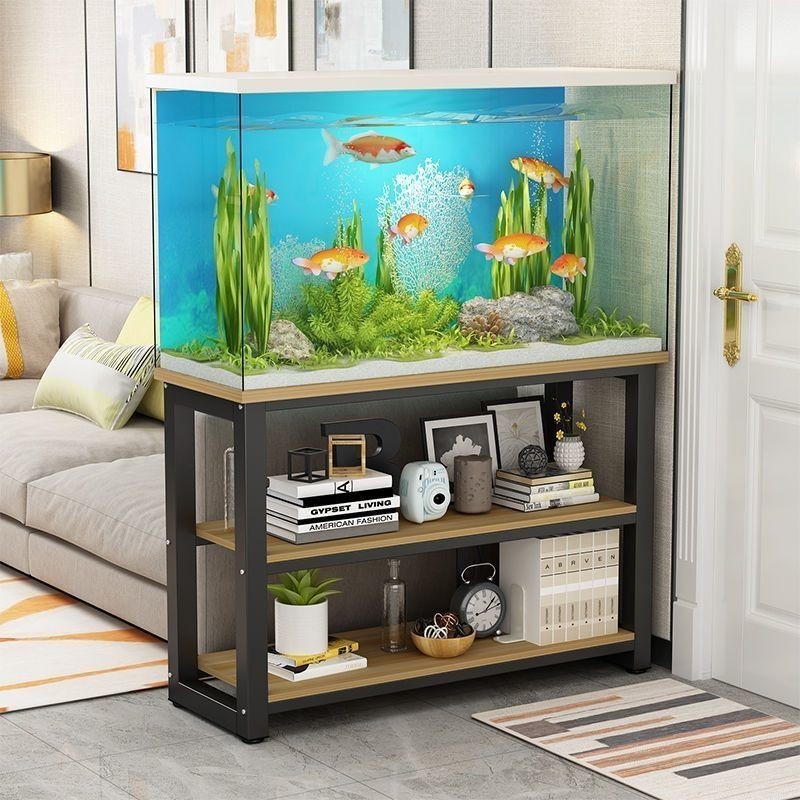 Tủ hồ cá sức chứa 300 kg Kệ gia đình bể cá để bàn bằng gỗ khung đáy kim loại cho bể cá kệ tủ