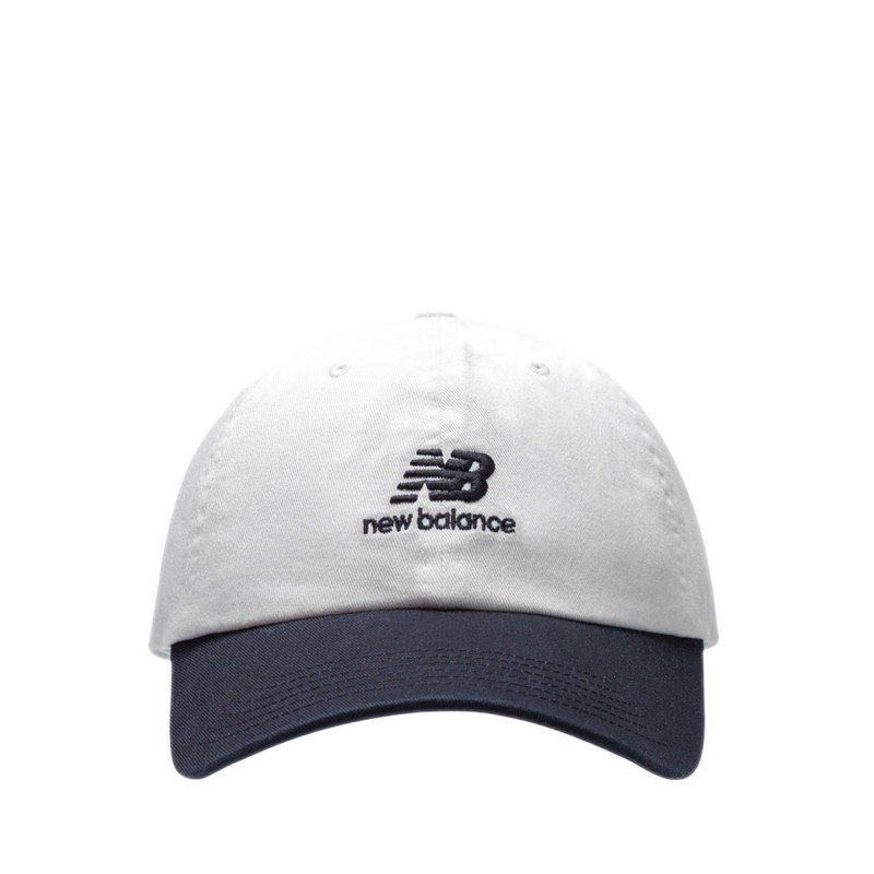 Mũ Lưỡi Trai New Balance 6 Panel Flying Nb Stacked Logo Unisex - White