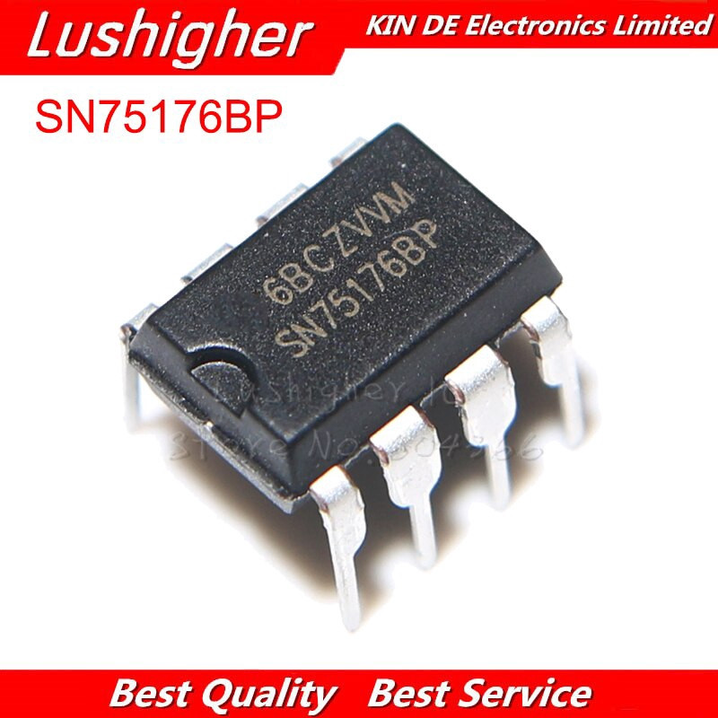 100 CÁI SN75176BP DIP8 SN75176 DIP SN75176B IC mới và nguyên bản