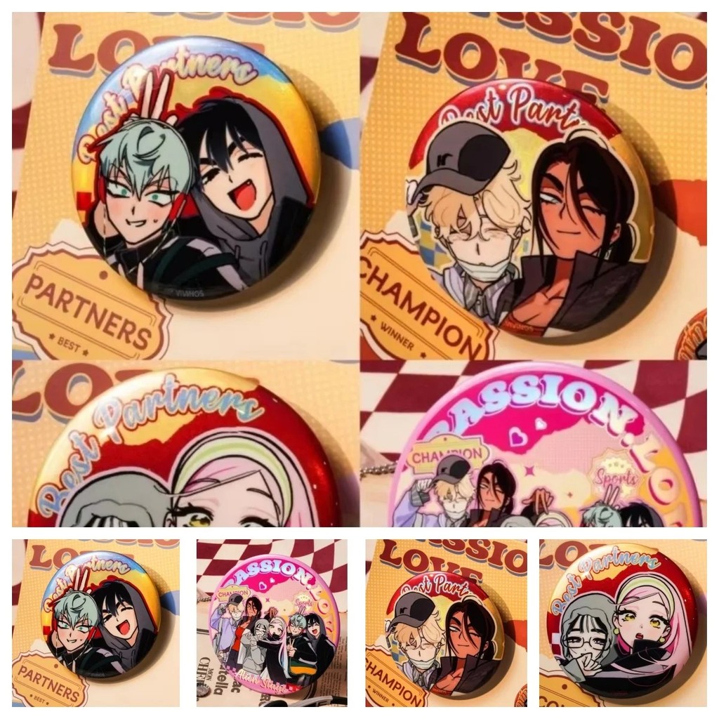 Huy hiệu Alien Stage Pin cài áo Badge Anime Ivan Till Mizi Sua Luka Hyuna kỷ niệm 3 năm trang trí cặ
