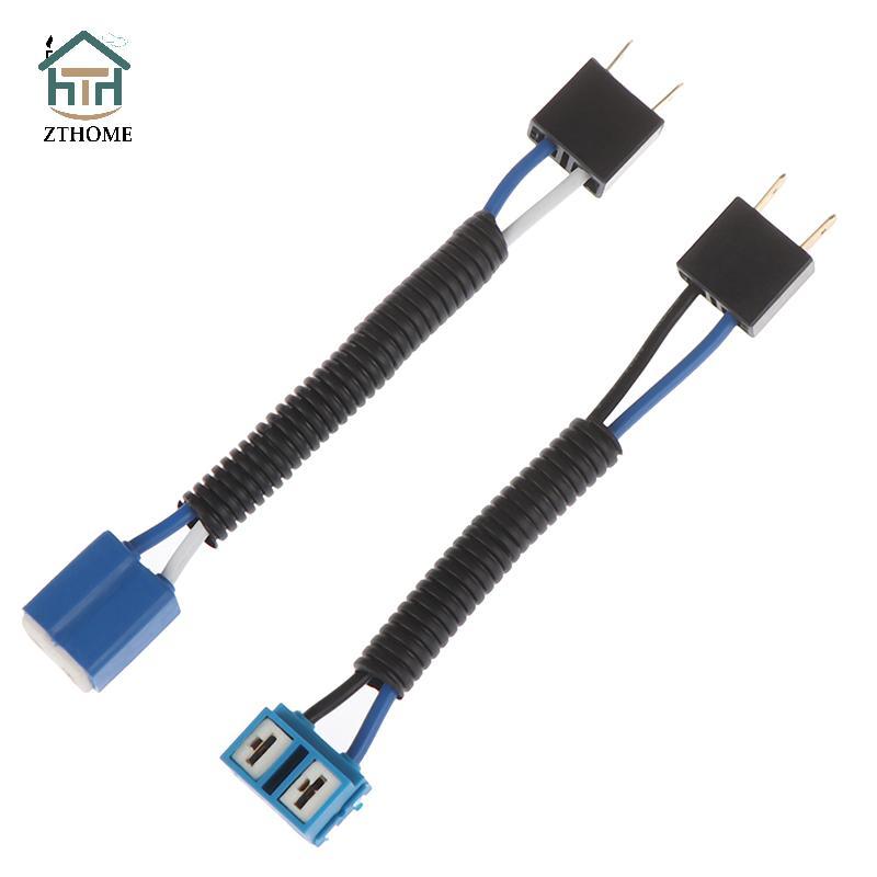 [ZTHOME] 1Pc H7 2 Pin Đèn Pha Thay Thế Giá Đỡ Bóng Đèn Kết Nối Cắm Dây Soet Boutique