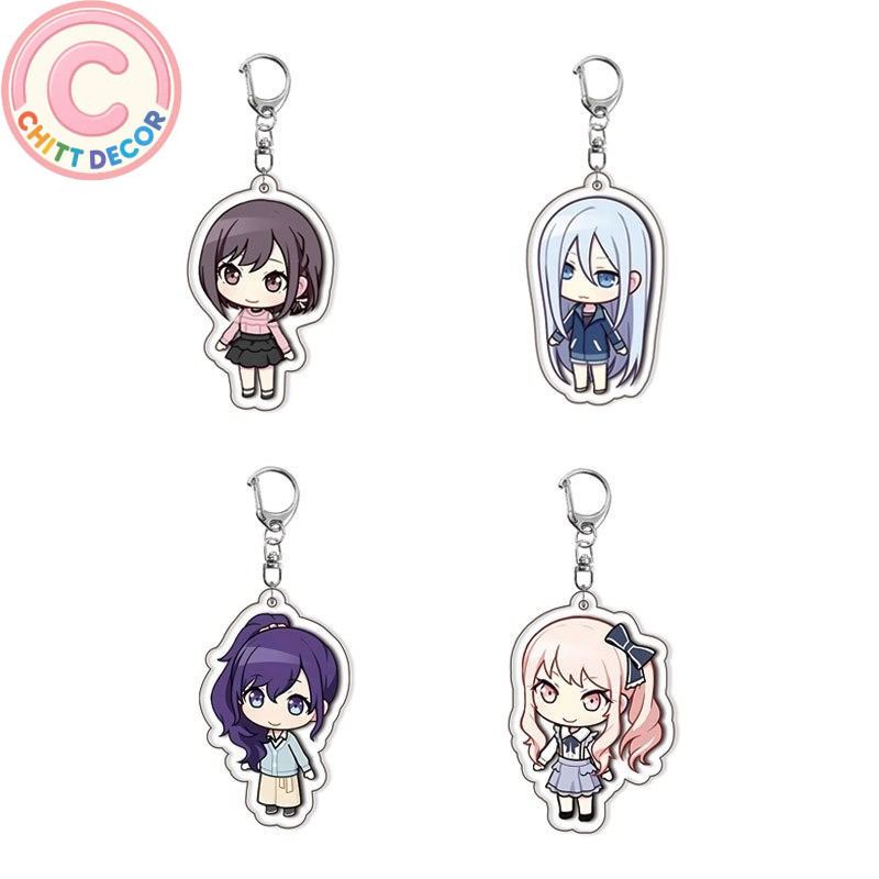 Project Sekai25 Shiho Hinomori Kanade Anime Acrylic Pendant  Keychain Keyring Collection Cosplay Gif