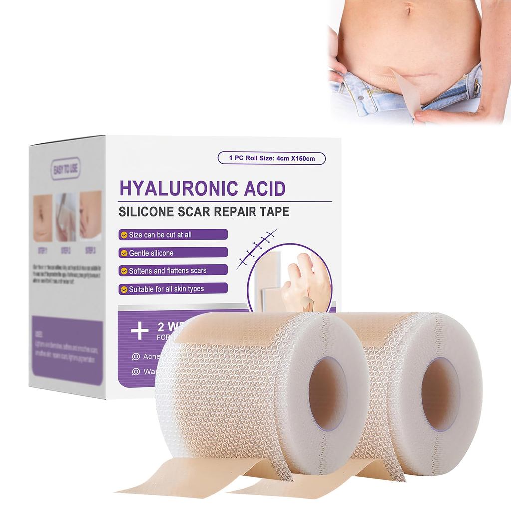 2 Chiếc Hyaluronic Acid Silicone Scar Tape, Silicone Scar Tape, Silicone Scar Tape & Wrinkle Tape, S
