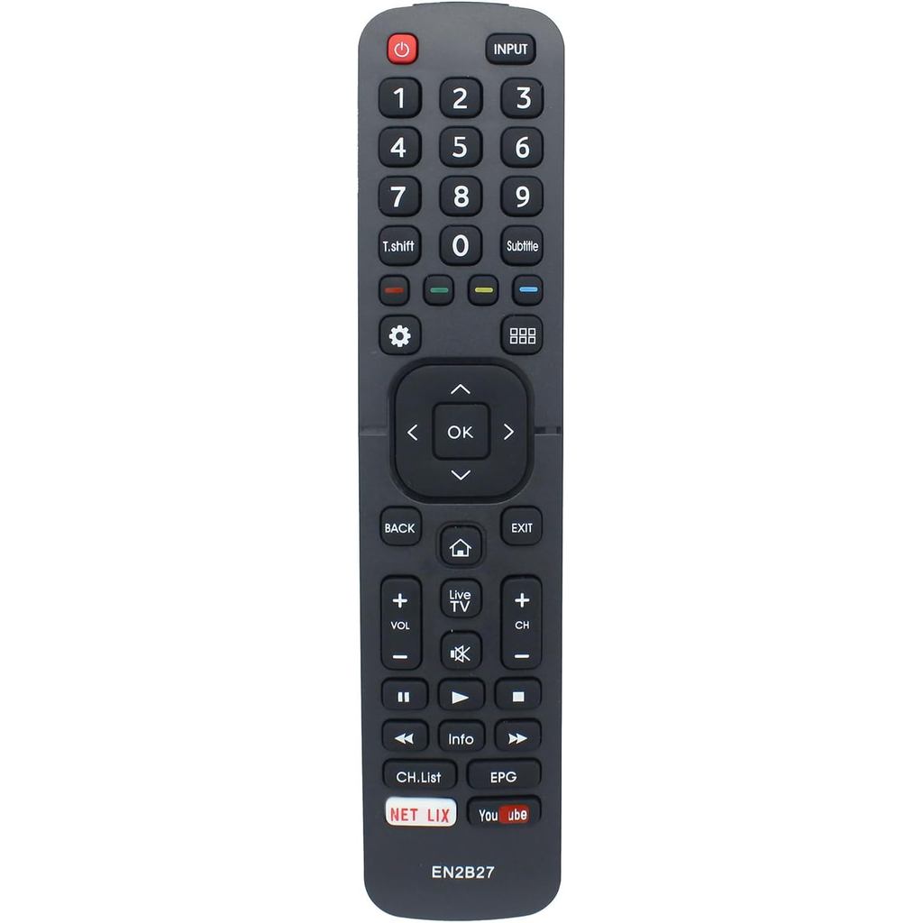 Điều khiển từ xa EN2B27 thay thế cho TV Hisense Tương thích với EN2A27 EN2C27 EN2D27 EN2B27HB